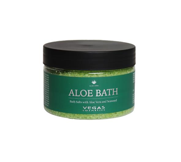 Sels de bain à l'aloe vera et aux algues